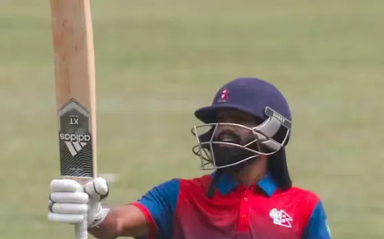 WATCH: Dipendra Singh Airee hits six sixes as he breaks 16 year old record in Asian Games against Mongolia