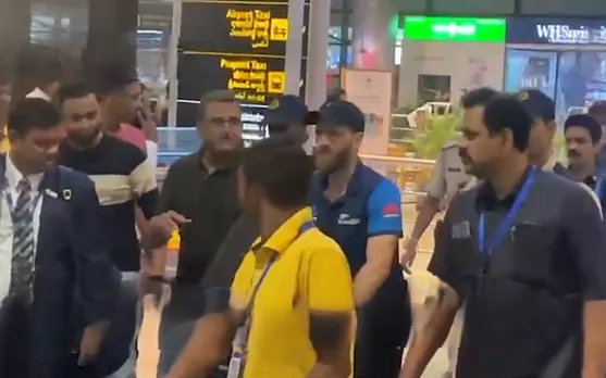 WATCH: Kane Williamson and New Zealand land in India for ODI World Cup 2023