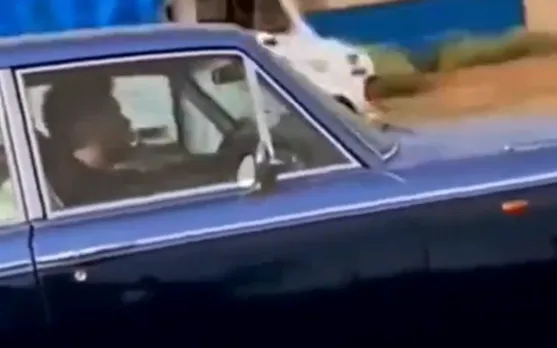 Watch: MS Dhoni drives vintage 1980s Rolls Royce, leaves fans in awe