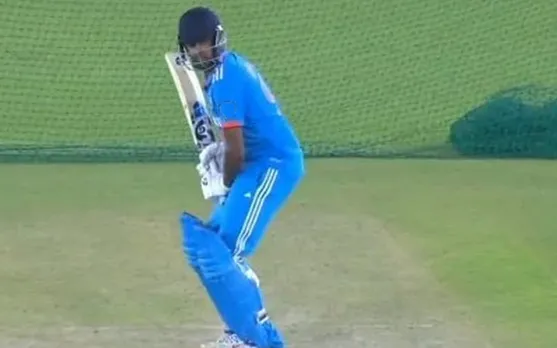 'Kya dedication hain'- Fans react as Ravichandran Ashwin practices batting in nets after IND vs AUS 1st ODI