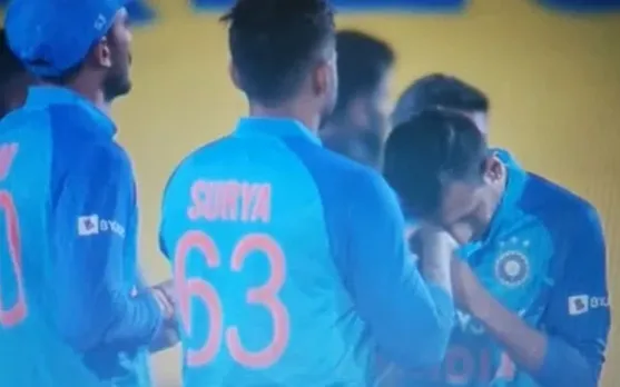 Watch: Yuzvendra Chahal kisses Suryakumar Yadav’s after his outstanding century against Sri Lanka in the series decider