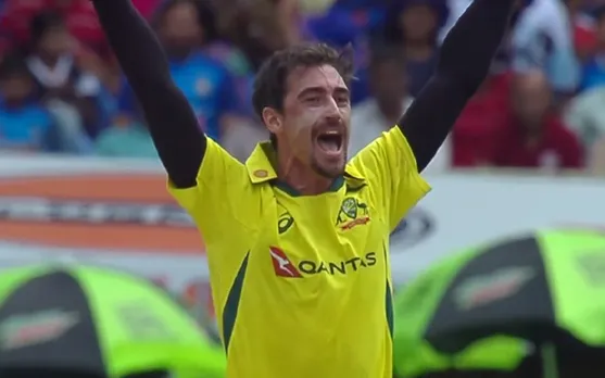 'Bhag, bhag, Sher ayaa' - Fans react as Mitchell Starc completes a five-wicket haul in second India vs Australia ODI