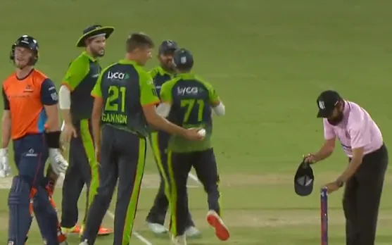 WATCH: Finn Allen loses his wicket in most bizarre style while taking a run in MLC 2023