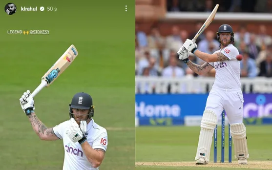 'Rahul bhai humko aisa mauka do...' - Fans troll KL Rahul for praising Ben Stokes through Instagram post after his valiant effort in second Ashes Test