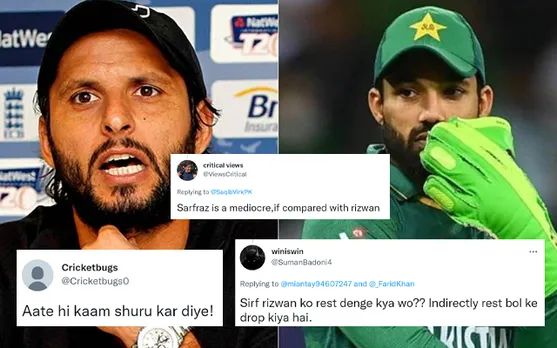 ‘Aate hi kaam shuru kar diye’- Fans react as Mohammad Rizwan gets dropped after Shahid Afridi becomes chief selector