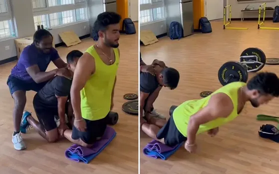 WATCH: Riyan Parag posts video of unique gym session