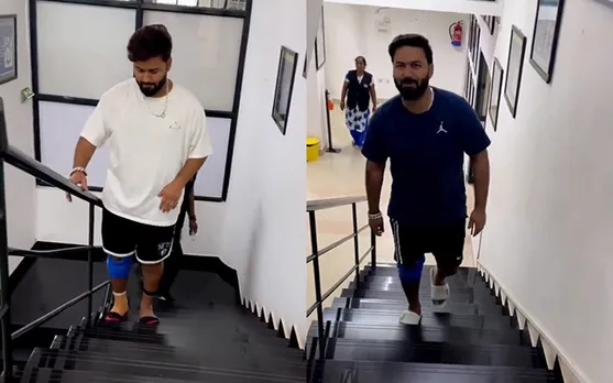 'Apna hero firse machayega' - Fans react as Rishabh Pant posts video of climbing stairs without support