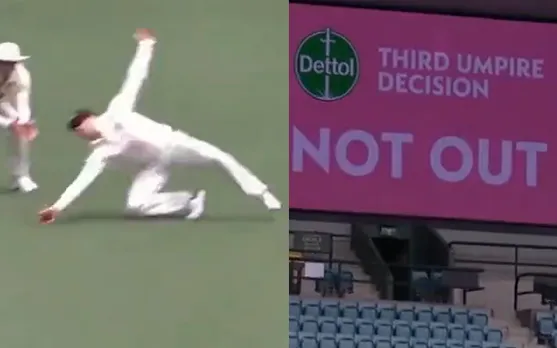 Watch: Steve Smith's stunning catch goes in vain as third umpire rules it illegitimate