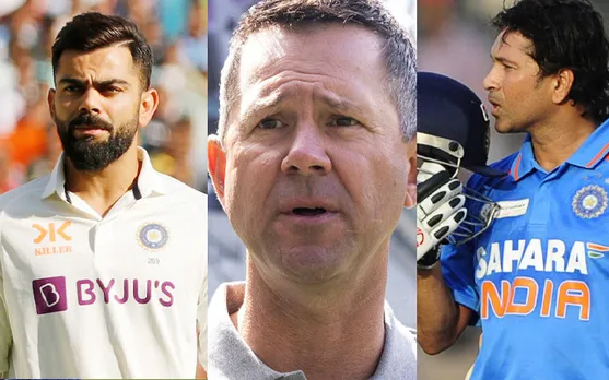 'Let's wait until Virat's career's over' - Ricky Ponting shares his thoughts on Sachin Tendulkar and Virat Kohli's comparison