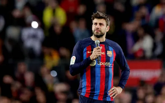 Gerard Pique ends his football career with a red card to his name