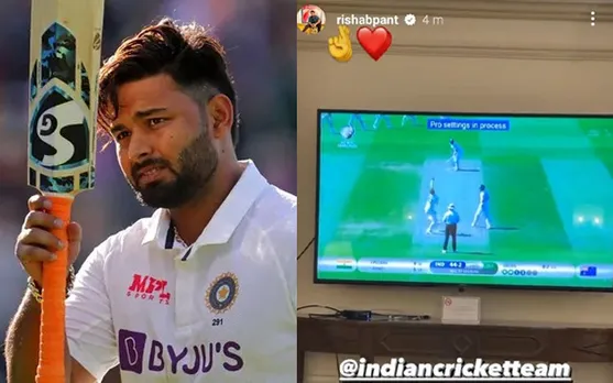 'Itna to main apni gf ko bhi miss nahi karta' - Twitter reacts after Rishabh Pant posts Instagram story about watching WTC final from home