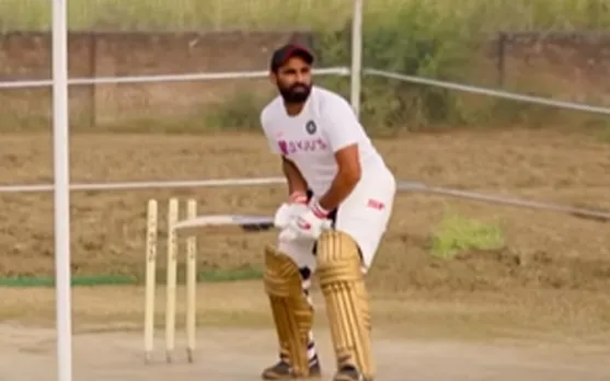 Watch: Mohammed Shami hit the nets, works on his batting skills ahead of the ODI series against Sri Lanka