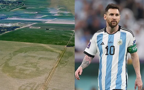 Farmer from Argentina grows an image of Lionel Messi on 124 acres of land to celebration World Cup victory