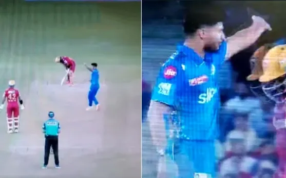 'Jaa Simran Jaa' - Fans react as Arshad Khan fumes at on-field umpire after Prabhsimran Singh decides to walk off after getting caught behind