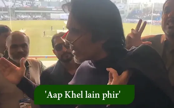 Ramiz Raja Lashes out at reporters on being questioned about 'dull pitch'