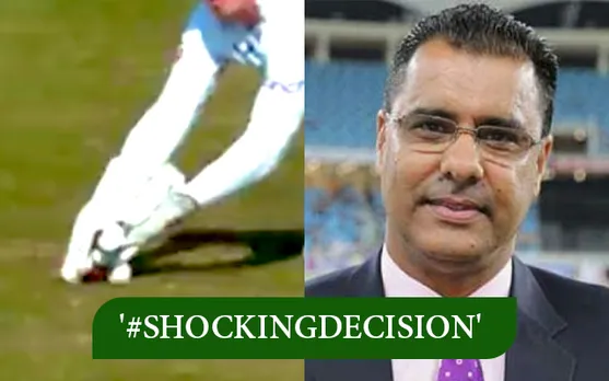 Waqar Younis lashes out at Joel Wilson's controversial decision for Saud Shakeel’s dismissal