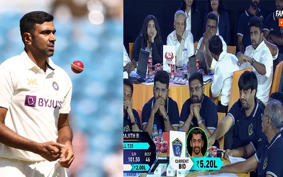 'Saans toh lelo Ash anna' - Ravichandran Ashwin takes part in TNPL auction ahead of the third Test against Australia