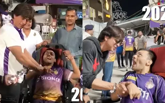 WATCH: Shah Rukh Khan's heartwarming moment with specially-abled fan steals the show at Eden Gardens