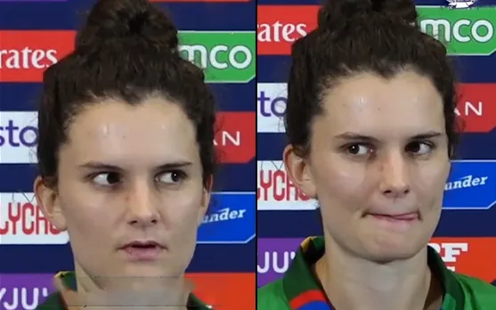 'Arre vah! Yeh fatakdi kon hai' - Laura Wolvaardt's confused look wins fans' hearts during the Women's 20-20 World Cup conference