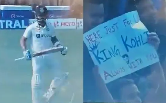 Watch: Delhi crowd goes wild as 'Local Boy' Virat Kohli comes out to bat in 2nd Test against Australia