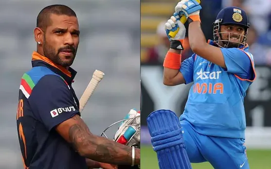 'Me and MS Dhoni were dismissed for a duck'- Shikhar Dhawan recalls how Suresh Raina motivated him after his poor debut match against Australia