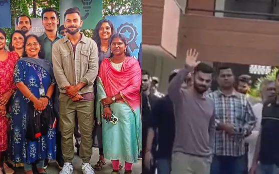 WATCH: Virat Kohli spotted at Educational Institute in Bangalore