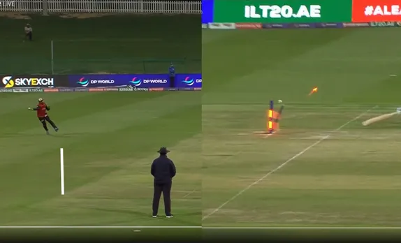 Watch: Brilliant direct hit from Wanindu Hasaranga ends Andre Fletcher’s stay in ILT20 match