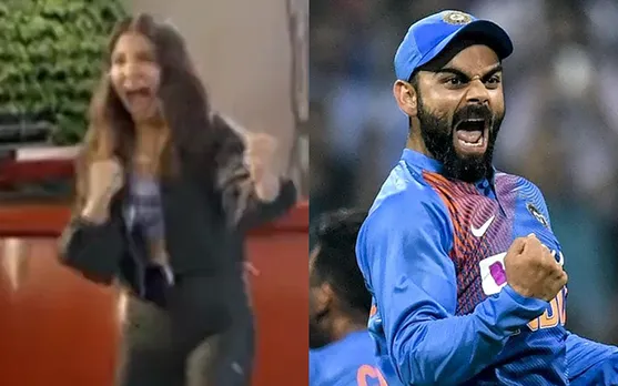 'Ben Stokes is missing in Anushka's celebration' - Fans react as Anushka Sharma imitates Virat Kohli's aggressive celebration