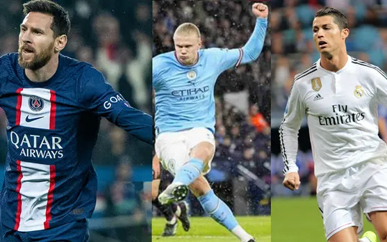 Erling Haaland on track to break Cristiano Ronaldo and Lionel Messi's Champions League records following '5-star' performance against RB Leipzig