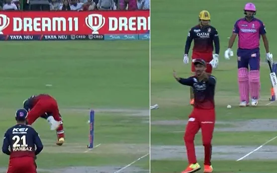 WATCH: Anuj Rawat's exceptional glove-work sends Ravichandran Ashwin back to the pavilion in RR vs RCB clash in IPL 2023