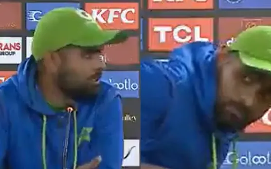 'Ye koi tareeka nahi hai'- Babar Azam gives death stare to reporter after he lashes out at Pakistan skipper, watch video
