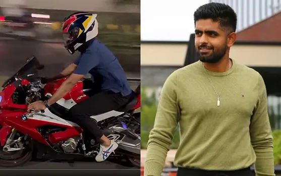 'Bike chalake Zimbabwe chla jaayega, koi roko isko' - Fans react as Babar Azam rides superbike in Lahore, video goes viral on social media