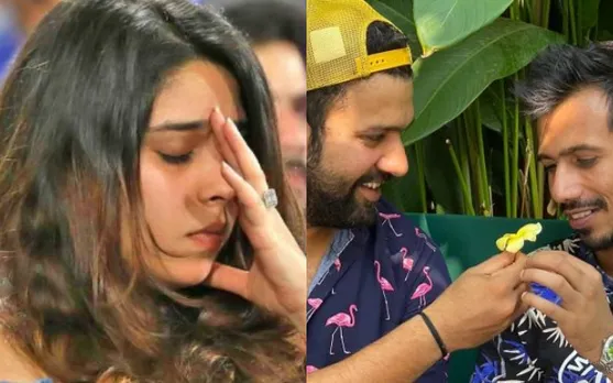 'Ritika bhabhi jal rhi hai' - Fans in splits as hilarious banter between Yuzvendra Chahal and Rohit Sharma's wife goes viral on internet