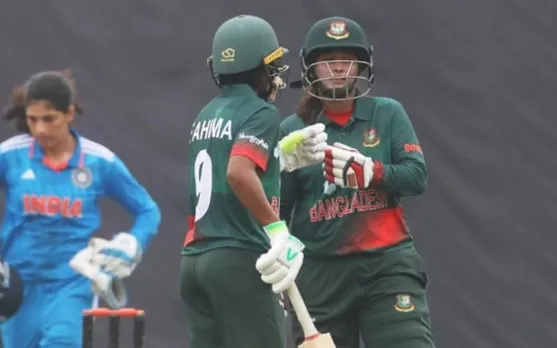 'Bengalanoo se bhi haar gaye'- Fans react as India Women lose to Bangladesh Women for first time in ODI