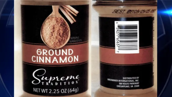 Spice Alert: Lead Contamination Triggers Recall of El Chilar Ground Cinnamon in Maryland