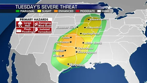 Southern States Brace for Severe Thunderstorms: A Week of Weather Woes