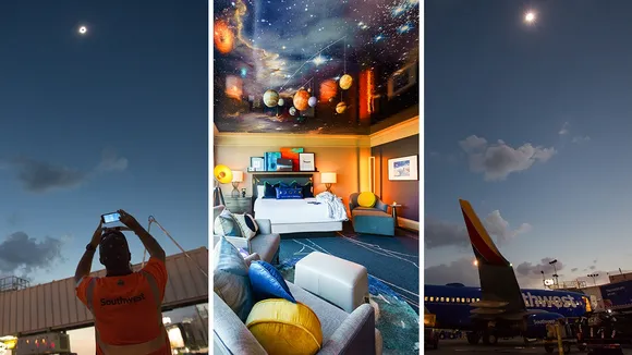 Eclipse from the Sky: Southwest Airlines and Omni Hotels Launch 'Solarbration Sweepstakes' for a Celestial Adventure