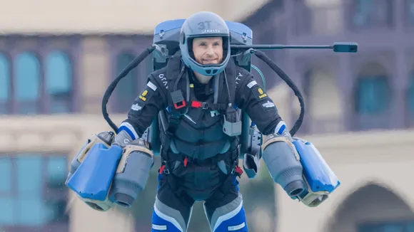 Dubai's Skyline Becomes a Racetrack for the World's First Jet Suit Pilots