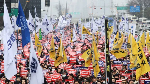 South Korea's President Vows Action Against Striking Doctors Amid Healthcare Crisis