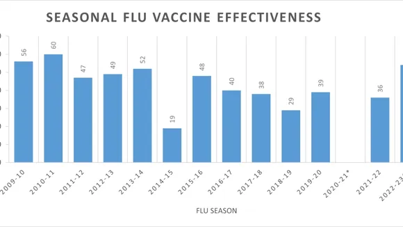 The Impact and Efficacy of Flu Vaccines: Insights from the 2022-2023 Flu Season