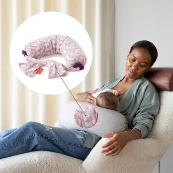 bbhugme® Nursing Pillow ™, The Award-Winning Original Breastfeeding & Nursing  Pillow with Premium Travel Bag (Feather Pink Pillow Cover) : Amazon.in:  Baby Products