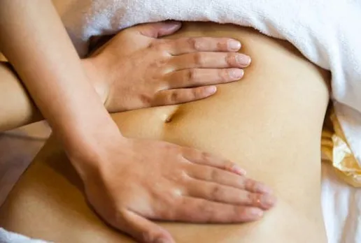 postpartum belly massage