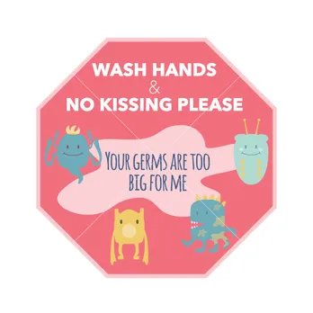 Wash Hands & No Kissing Newborn Car Seat Tag PRINTABLE - Etsy