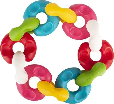Giggles - Chain Links, Multicolour Interlocking Educational Blocks,  Improves creativity and Construction blocks for kids, 6 months & above,  Infant and Preschool Toys : Amazon.in: Toys & Games