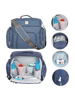 Mee Mee - Diaper Backpack with Bottle Warmer Pocket