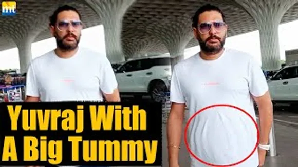 Yuvraj Singh Looks Fat As He Arrives in Mumbai; Didn't Pay Heed To Pap's Request Of Photo