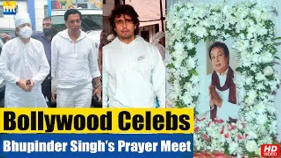 Sonu Nigam, Madhur Bhandarkar & other celebs at Bhupinder Singh's Prayer Meet