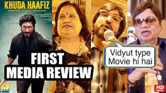 South Ko Takkar Dene Wali Film Hai KHUDA HAAFIZ 2 | FIRST Media Review | Vidyut Jammwal