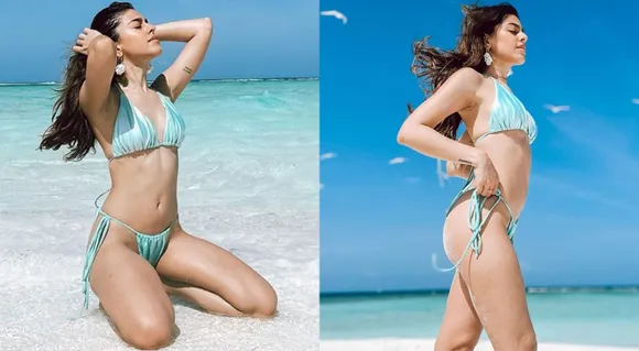 Pooja Bedi's Daughter Alaya F Slays In Blue Bikini On Maldives Beach; See Pictures -