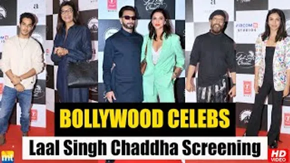 Ranveer Singh, Deepika Padukone, Sushmita Sen And Others At Laal Singh Chaddha SCREENNG GRAND STAR-STUDDED Red Carpet